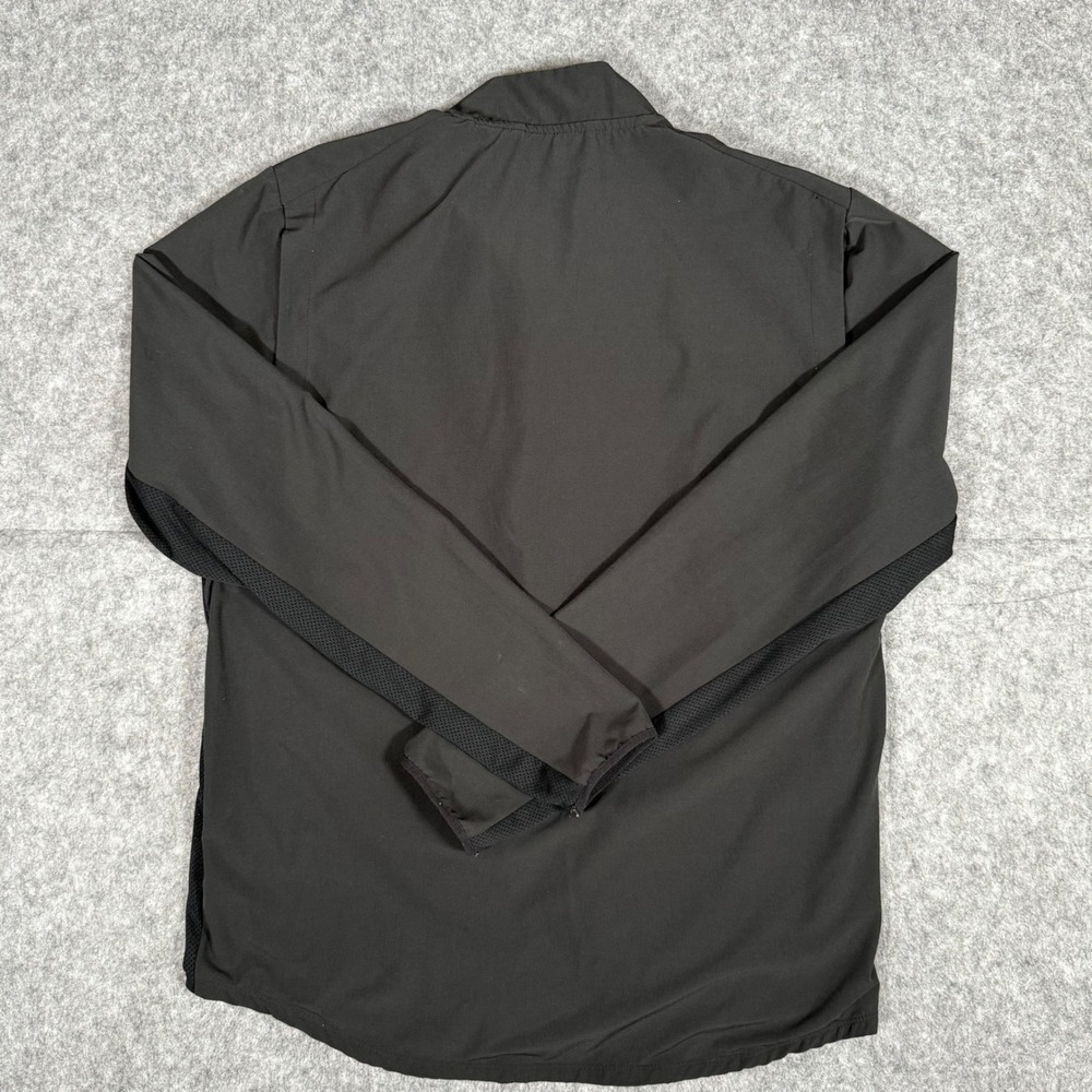 Nike Court Men Medium Black Full Zip Tennis Jacket Mesh Panel Standard Fit - Picture 7 of 7